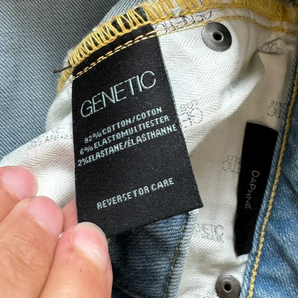 Genetic Denim‎ Daphne Midrise Winter Preppy Casual Chic Raw Hem Ankle Jeans - Picture 9 of 15